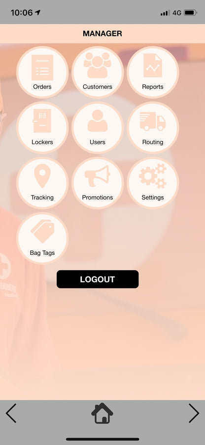 MyDryCleaning Web App